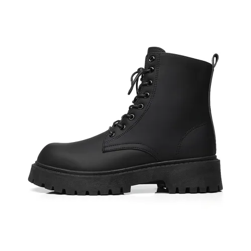 JX Short Martin Boot Мужской Черный