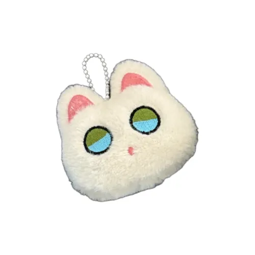 AIQINGCAOZHILIANWANJU Милый Черный Кот Колокольчик Брелок Скрипучий Плюшевый Кукла Подвеска Плюшевый Брелок 9 см 10 см Рекомендуемая Высота