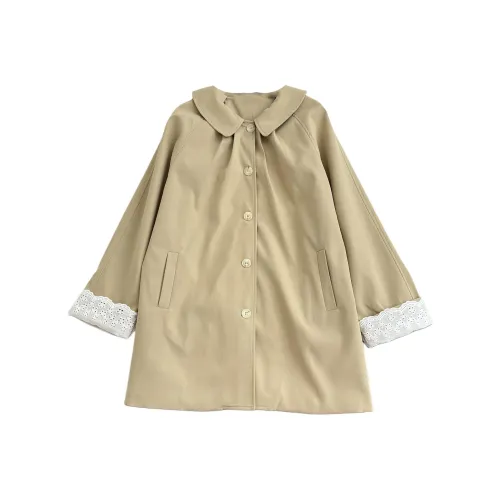 Local Gal Светлый хаки Женская тренч