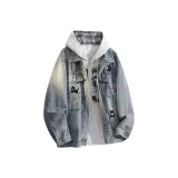 Синий + Цветочный Белый Серый Свитшот