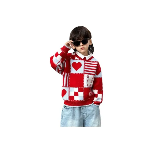 MUMUWU HOUSE Красный Kids Свитера