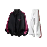 Чёрный+Белый Серый с красными полосами K