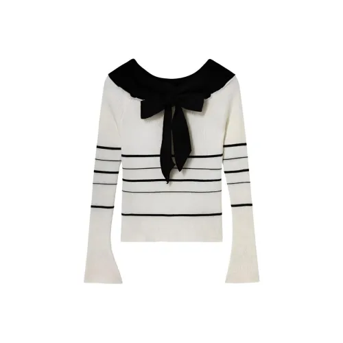 Wang Leshi Белый Женский Трикотаж