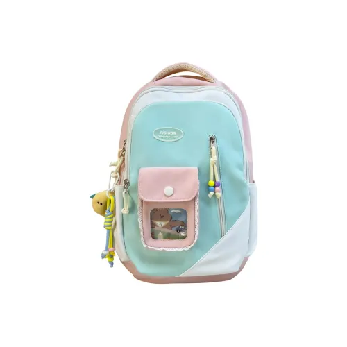 QINNXER Нейлон Рюкзак Стандартный Унисекс Зеленый Синий Розовый Желтый Оранжевый