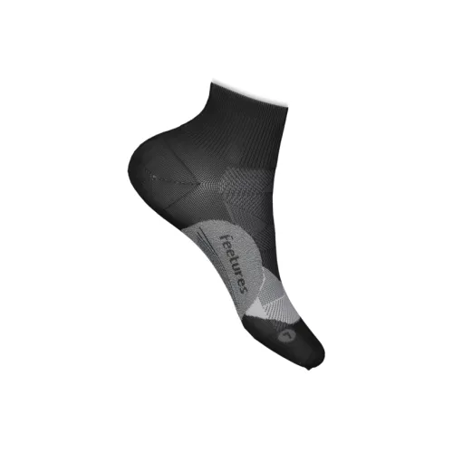 FEETURES Классические черные унисекс беговые носки