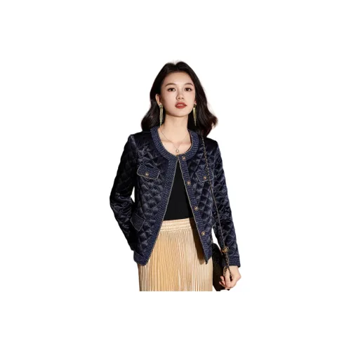 MEILANNI Синий Женский Короткий Пальто