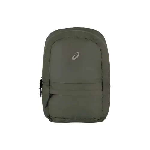 Asics Полиамид Рюкзак Стандартный Унисекс Серый Зеленый