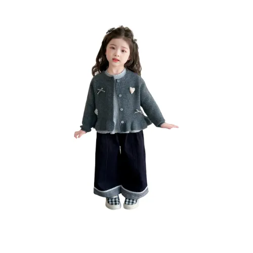 Yunpo Повседневная спортивная одежда THREE Piece Набор для детей в возрасте 3-7 лет