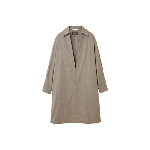 OVV Песочный Женские Длинные Платья с Рукавами