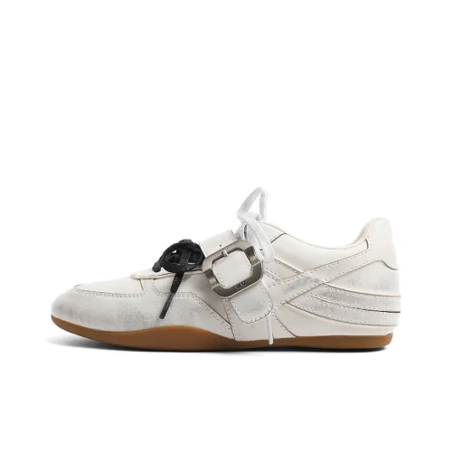 CENTRAL KITTY Низкий топ Повседневная обувь Женская Бежевая