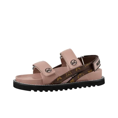 LOUIS VUITTON Paseo Comfort Пляжные сандалии Женские Розовый