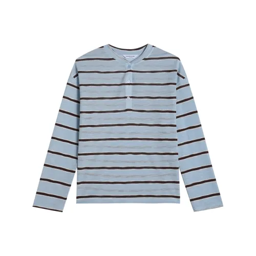 CENGXIAOXIAN Синие полосы Женские Трикотаж