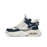 Белый, синий (средний верх, с флисовой подкладкой)