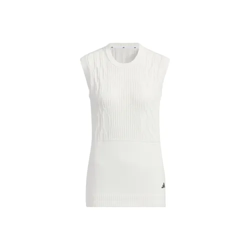 Adidas PRIMEKNIT Gradation Цветочный Жилет Майка Женская Белая