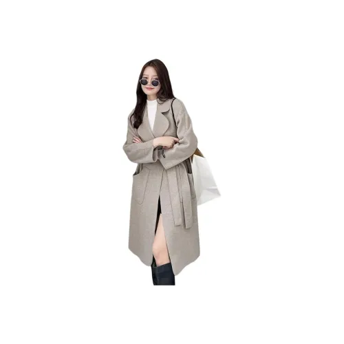 GIUHF Серый Женский Пальто