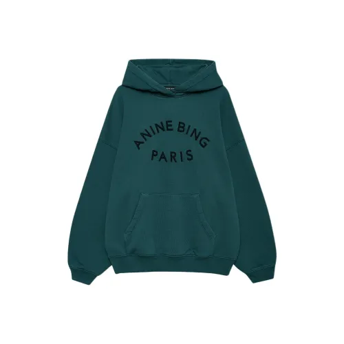 Anine Bing Темно-циановый Женский Свитшот