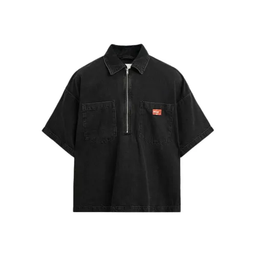 ZARA Мужские черные рубашки