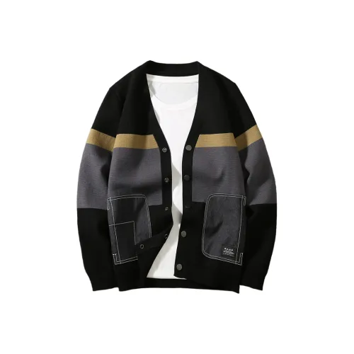 SENJIALUO Черный Мужской Трикотаж