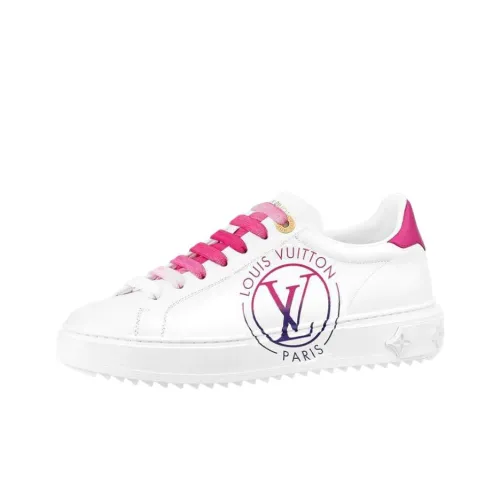 LOUIS VUITTON Time Out Low Топ Стильные Скейтбординги Женские Белые