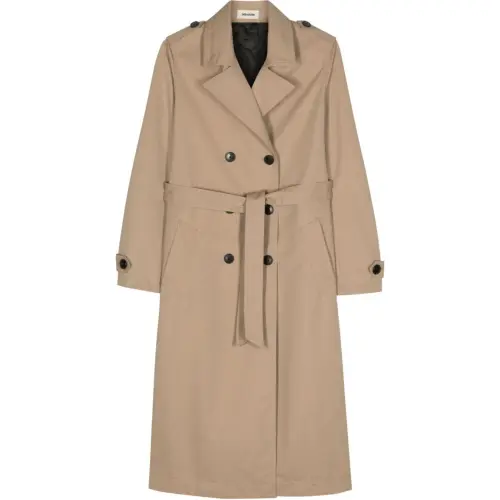 Zadig Voltaire Тренчкот Женский Бежевый