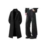 Чёрный + Чёрный Брюки