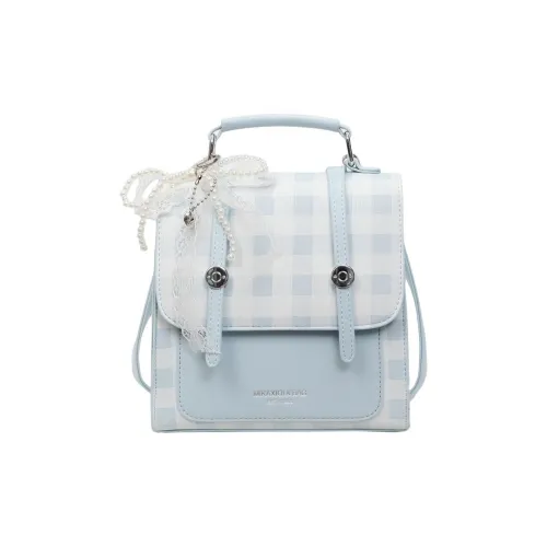 Miss Angel ПУ (полиуретан) Рюкзак Стандартный Женский Синий Экрю Серебряный Черный Розовый