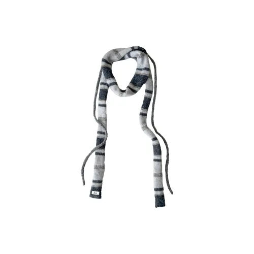 Барби Смесовая шерсть Вязаные шарфы Женские