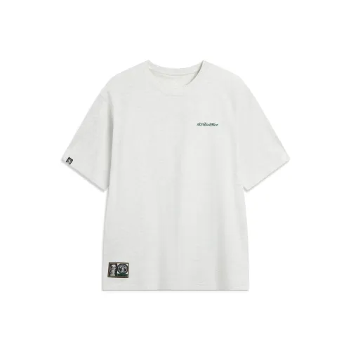 Подкладка x 1807 Collaboration Shaolin Temple Basketball Collection T-рубашка Мужская