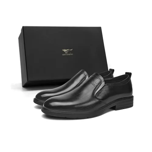 SEPTWOLVES Обувь Низкий Топ Черная Стандартная Кожа Мужская