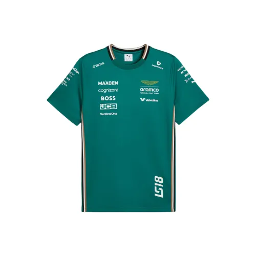 PUMA Зеленый Мужской Гоночный T-Shirt