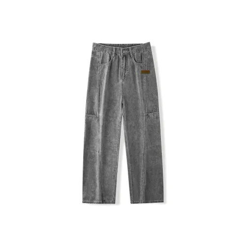 HIPANDA Серые Унисекс Карго Брюки