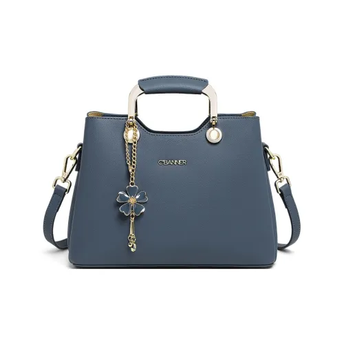 C°BANNER Сумка через плечо из коровьей кожи среднего размера женская синяя