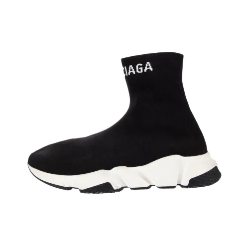 Balenciaga Speed High Топ Повседневная обувь Женская Черная