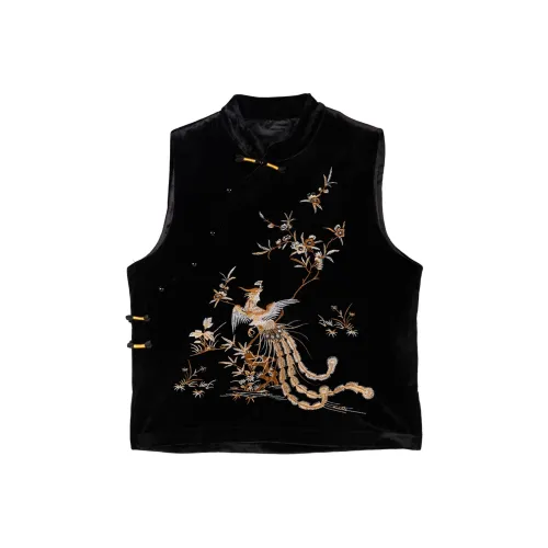 Cypress House Черные Женские Жилеты