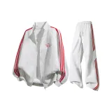 Бело-серый вереск + Бело-серый с красными полосами K