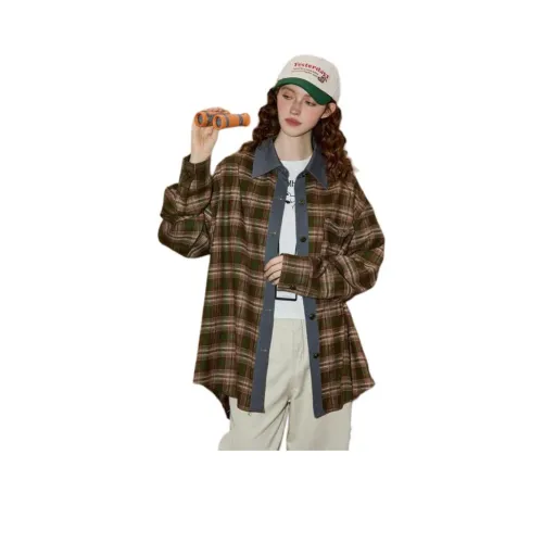 Coolhut Клетчатые Женские Рубашки