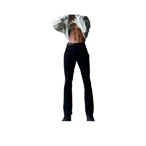 CARE NOTE Черные Унисекс Джинсы