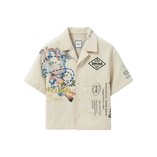 WOOYOUNGMI Graphic Short Sleeve Рубашка Женская