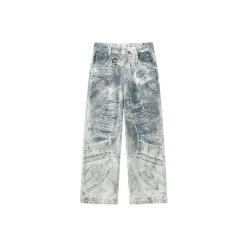 NRXX Blue Unisex Jeans NRXX Синий Унисекс Джинсы