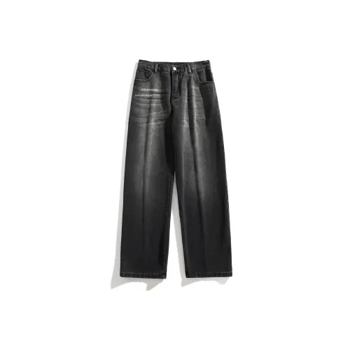 SNOOPY Черный Унисекс Джинсы