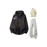 Чёрные+Светло-серые штаны+Абрикосовая подкладка