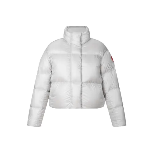 Canada Goose Cypress Series Пуховик Женская Серебряная Белая