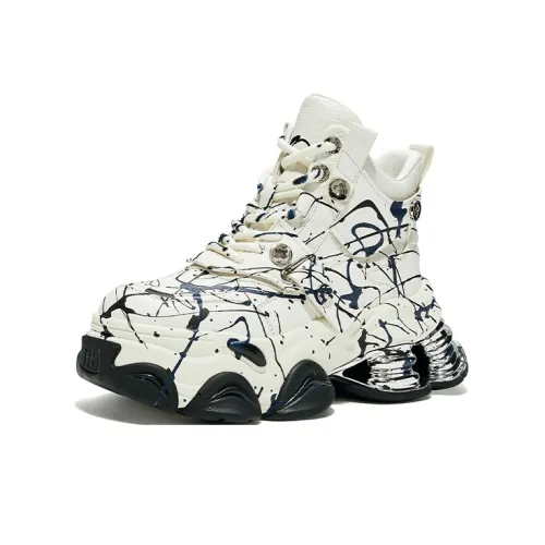 HR High Топ High Топ Толстая подошва Кроссовки Женские