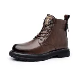 Коричневый с флисовой подкладкой