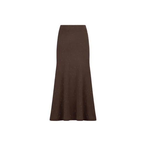 LIU·JO Шоколад Женские Вязаные Длинные Юбки