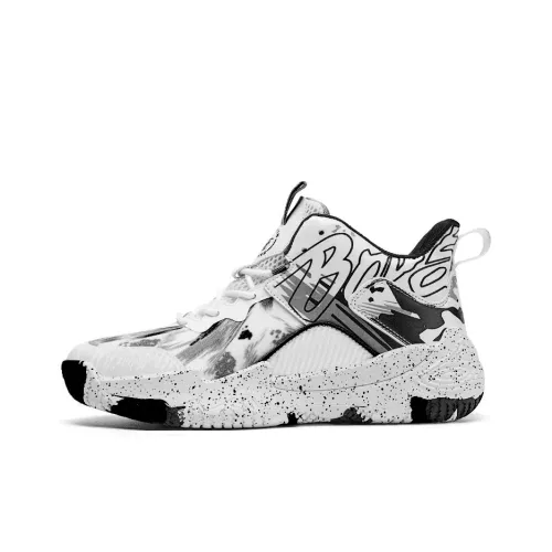 WAVECREST Амортизаторы Shock Abrasion Resistant Slip Resistant High Топ Баскетбольные кроссовки Унисекс