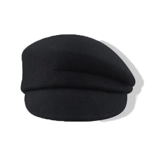 YOUWEI Шерсть Винтаж Лицо Фитинг Кепка газетчика Equestrian Шлем Французская Восьмиугольная кепка Женская