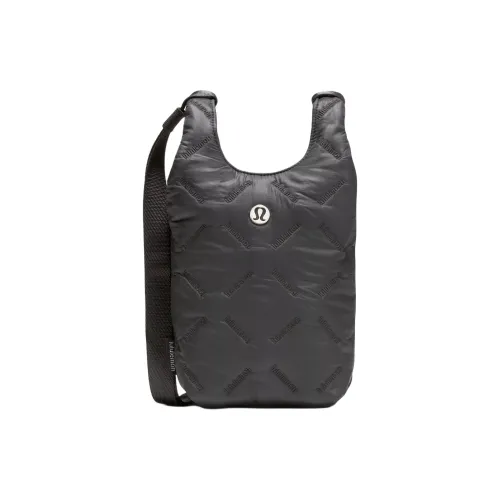 lululemon Портативный и Универсальный Сумка через плечо Женская Черная