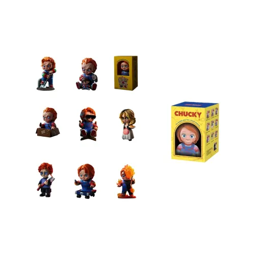 POP MART Chucky franchise series Child's Play Single Blind Box Целая коробка 9 шт