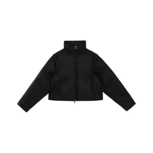 TREEMINGBIRD Замша 2 WAY Crop Набивка Пуховик Женские